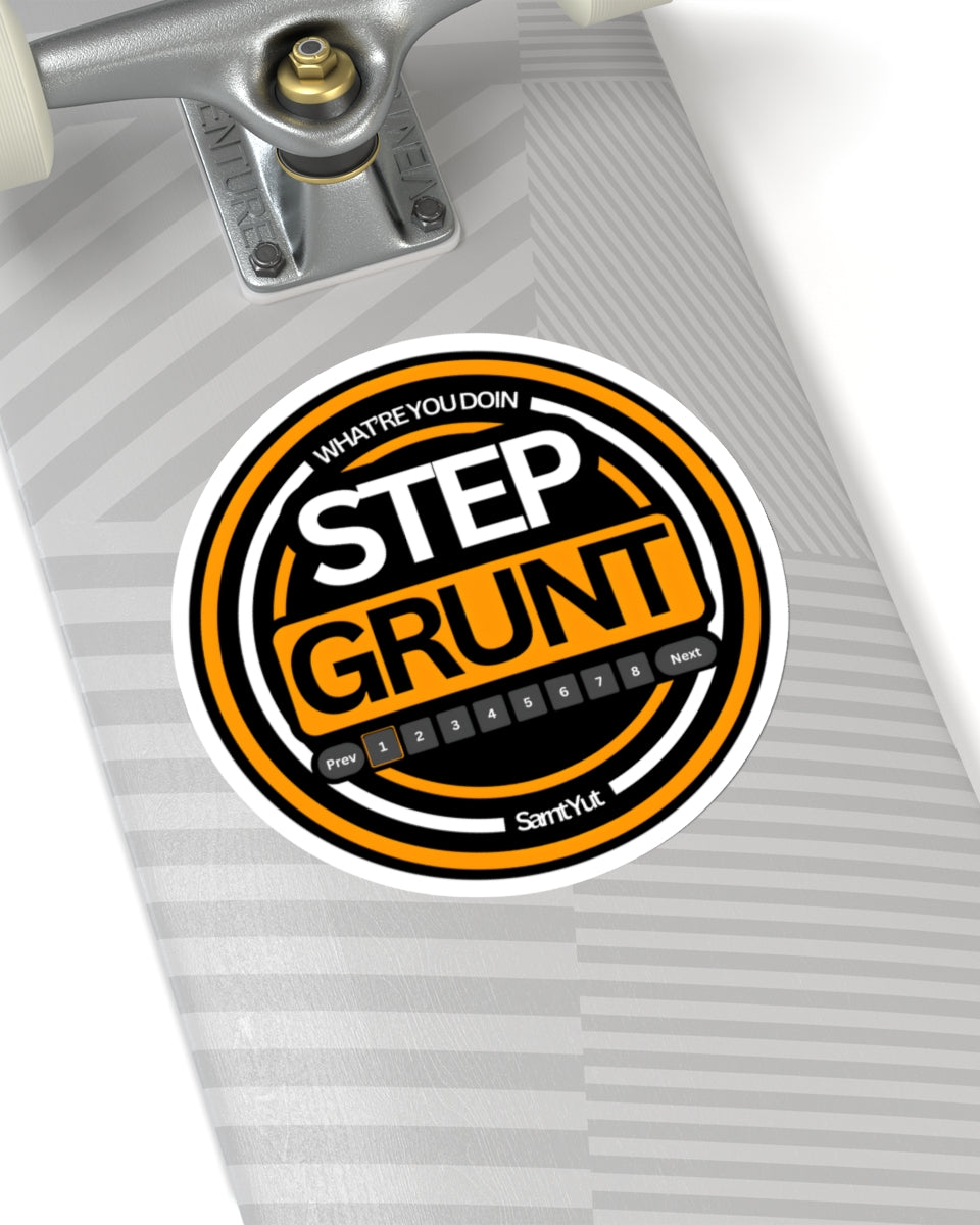 StepGrunt Sticker