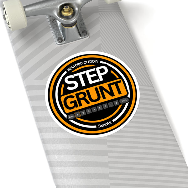 StepGrunt Sticker