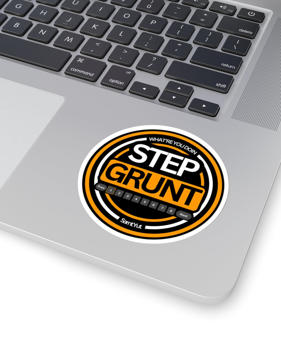 StepGrunt Sticker